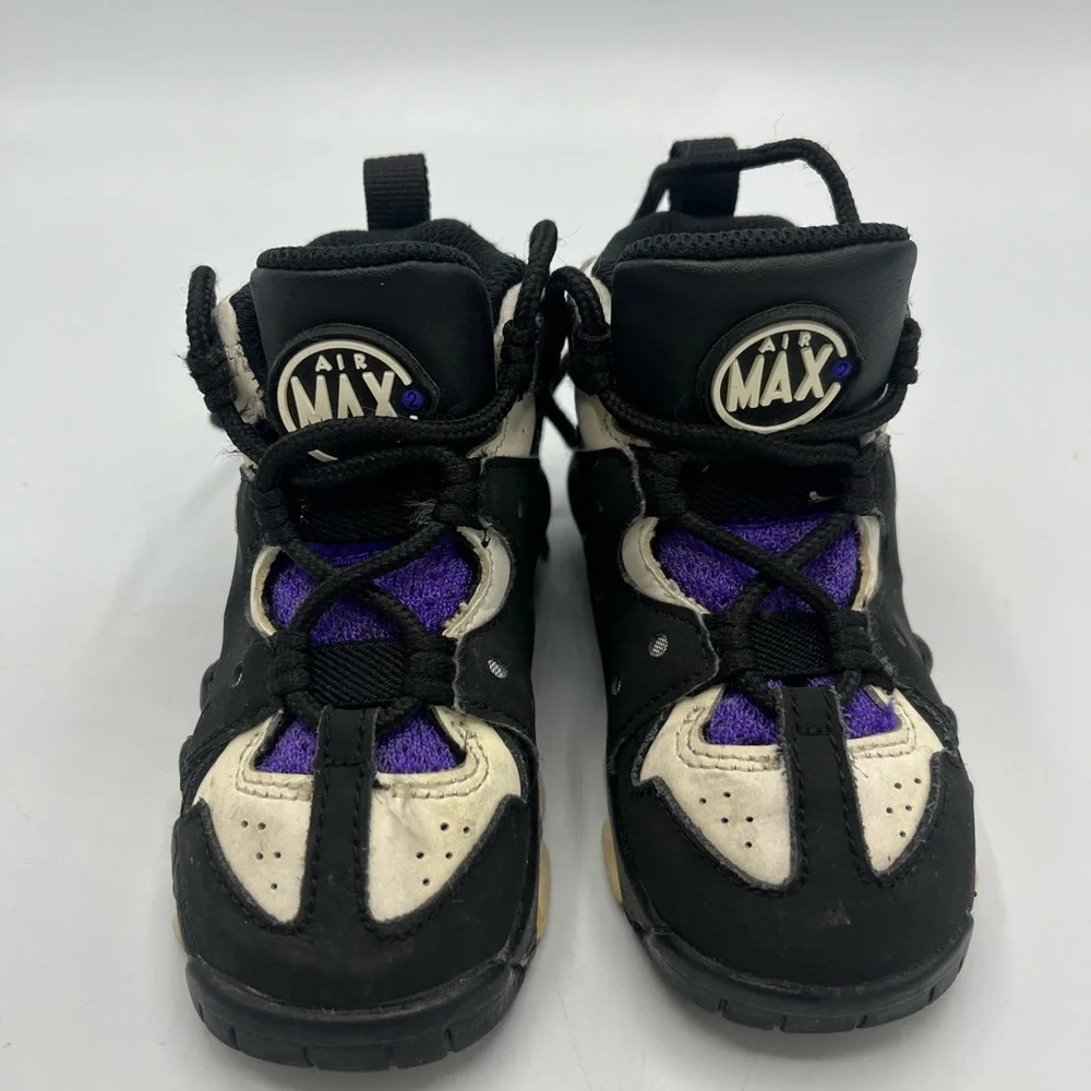 Nike Black and Purple Chunky Sneakers